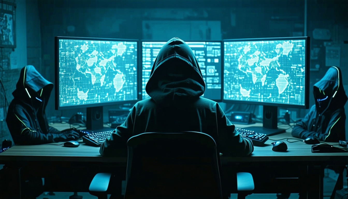 compucter with cods hackers in tell-1