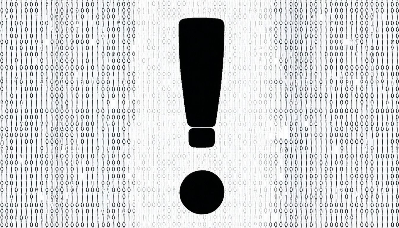 exclamation mark formed by hacker symnbols-1