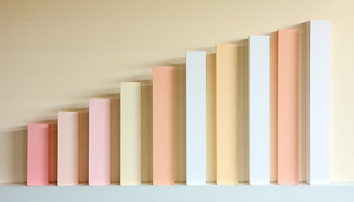 three column chart one small one medium and one large